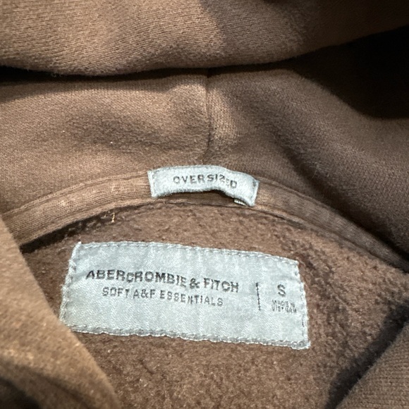 Abercrombie & Fitch Brown essential Pullover Hoodie - Picture 2 of 6